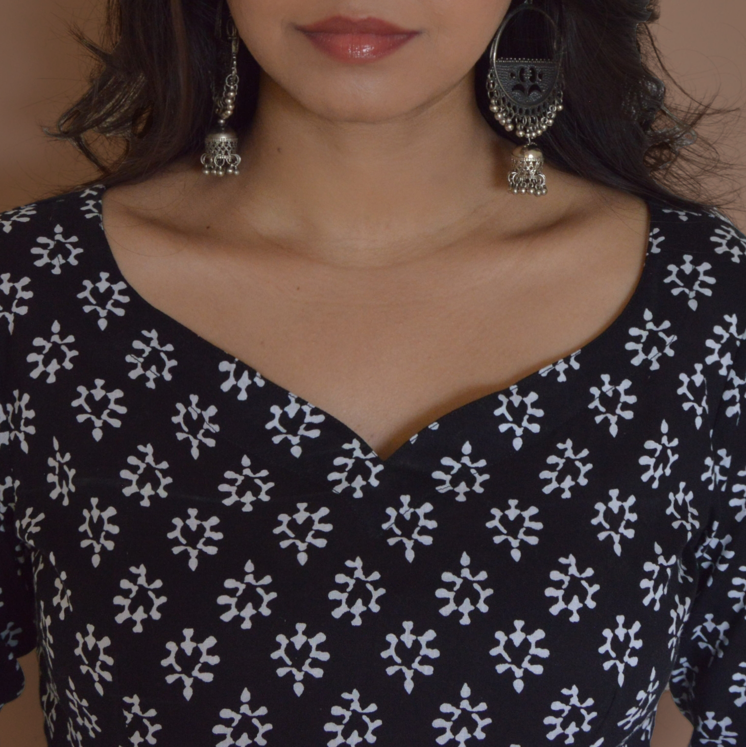 LONG SLEEVED GULBAGH PRINT KURTI