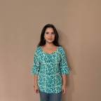 SAAZ BLOCK PRINT KURTI